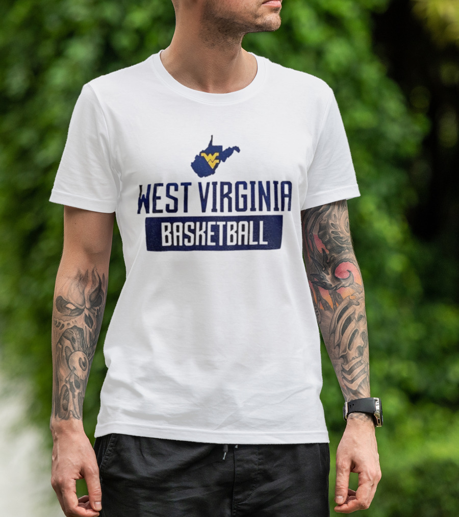 West Virginia Mountaineers Basketball 2025 Iconic Emblem T-Shirt