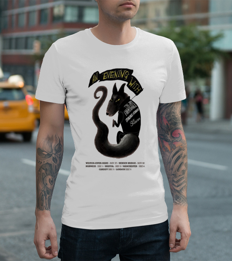 An Evening With The Joy Formidable UK Tour 2025 Weston-Super-Mare Clevedon Bridge Norwich Bristol Manchester Cardiff London T-Shirt