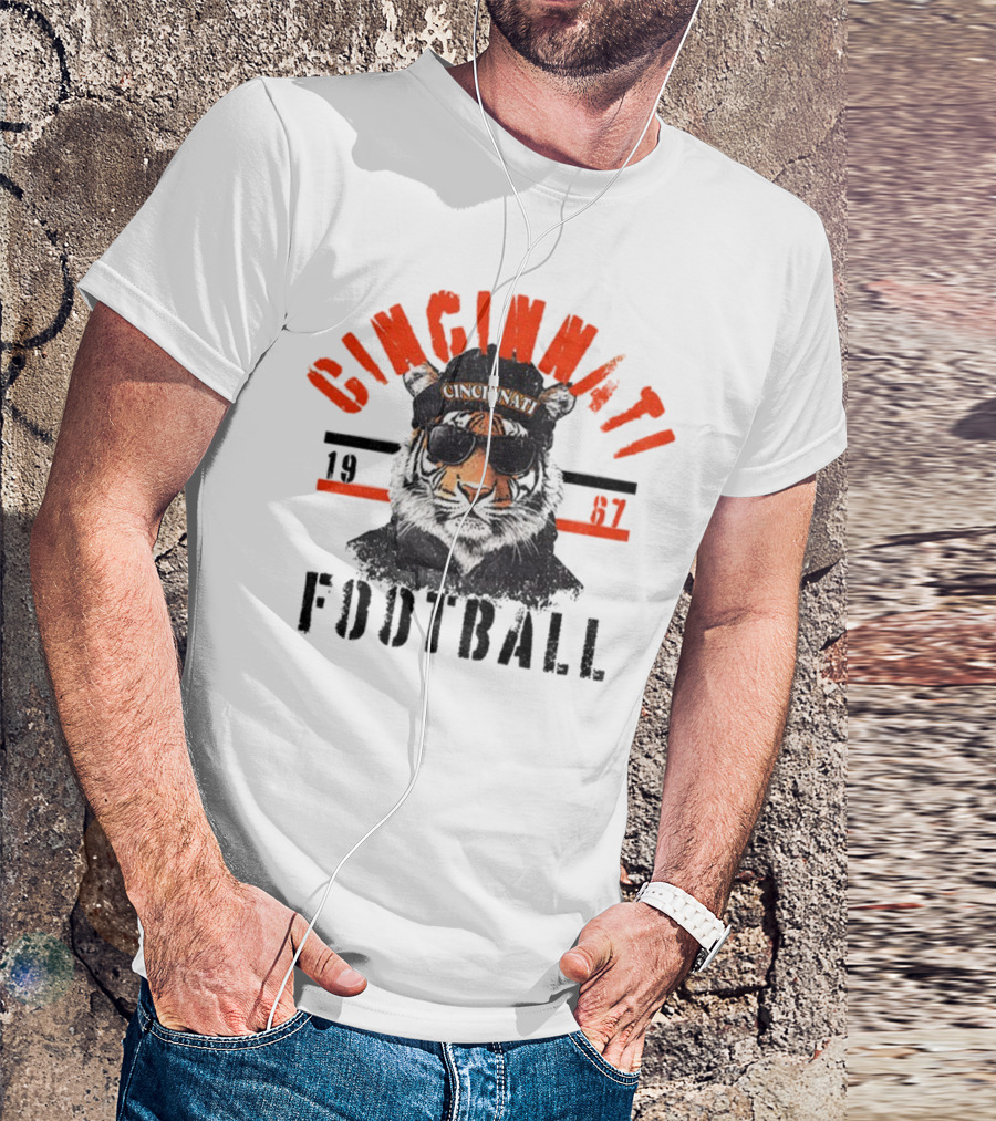 Cincinnati Tiger 1967 Football T-Shirt