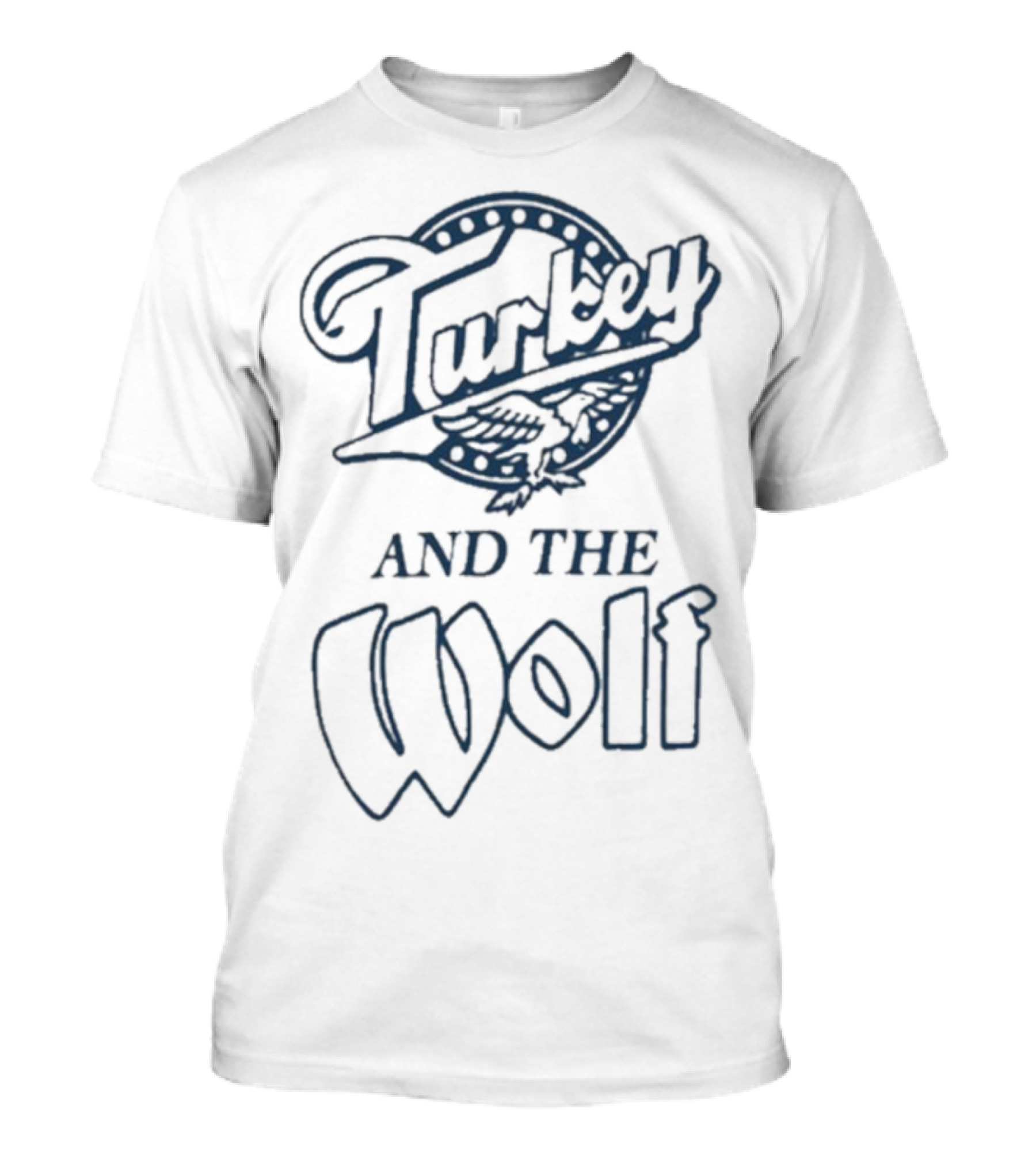 Turkey And The Wolf Logo Design T-Shirt