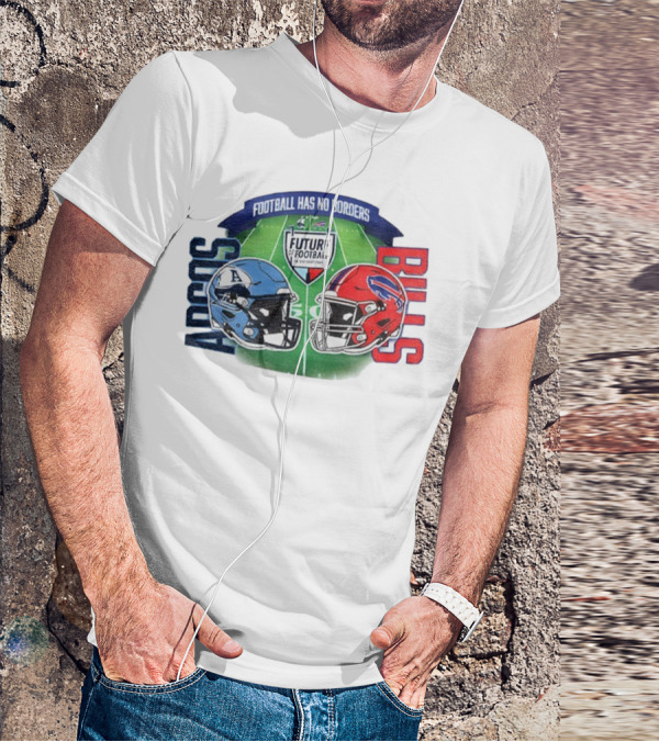 Toronto Argonauts Buffalo Bills Helmet Football Has No Borders Future Football T-Shirt