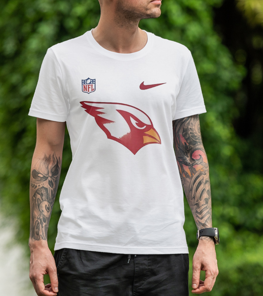 Arizona Cardinals NFL 105 Years Legacy Nike Team Logo T-Shirt