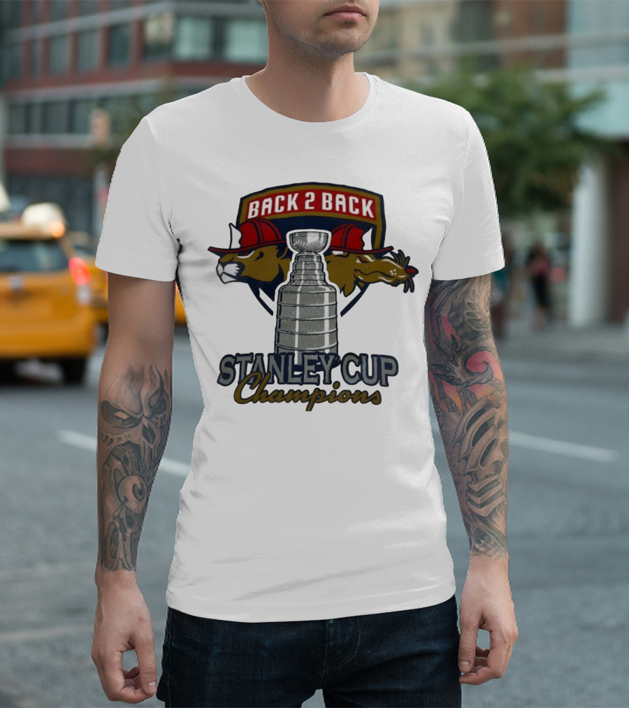 Back 2 Back Florida Panthers Stanley Cup Champions T-Shirt