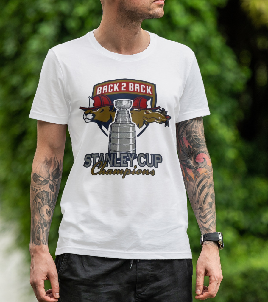 Back 2 Back Florida Panthers Stanley Cup Champions T-Shirt