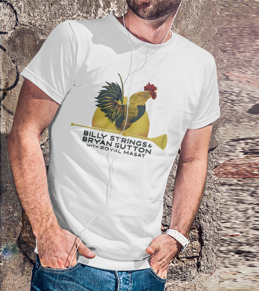 Billy Strings Bryan Sutton Royal Masat Rooster 2023 T-Shirt