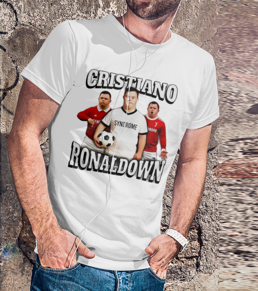 Cristiano Ronaldown Syndrome Graphic T-Shirt