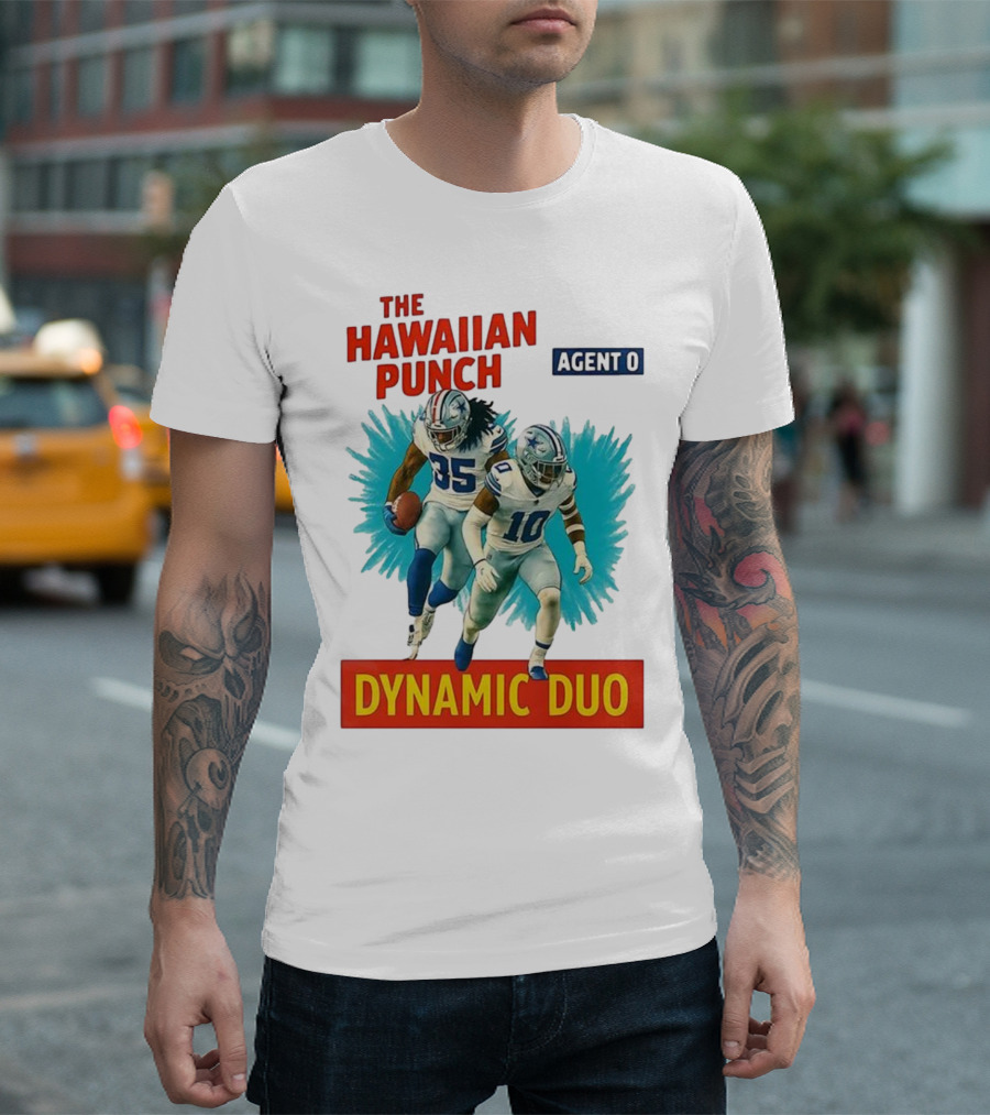 The Hawaiian Punch Agent O Dynamic Duo Dallas Cowboys Football T-Shirt