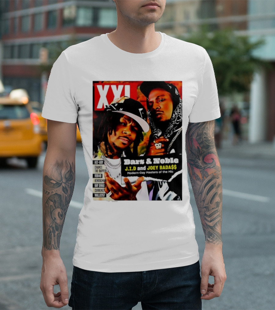 XXL Magazine JID Joey Badass Bars & Noble Modern-Day Masters Of The Mic T-Shirt