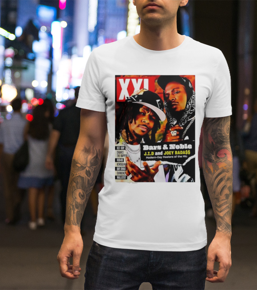 XXL Magazine JID Joey Badass Bars & Noble Modern-Day Masters Of The Mic T-Shirt