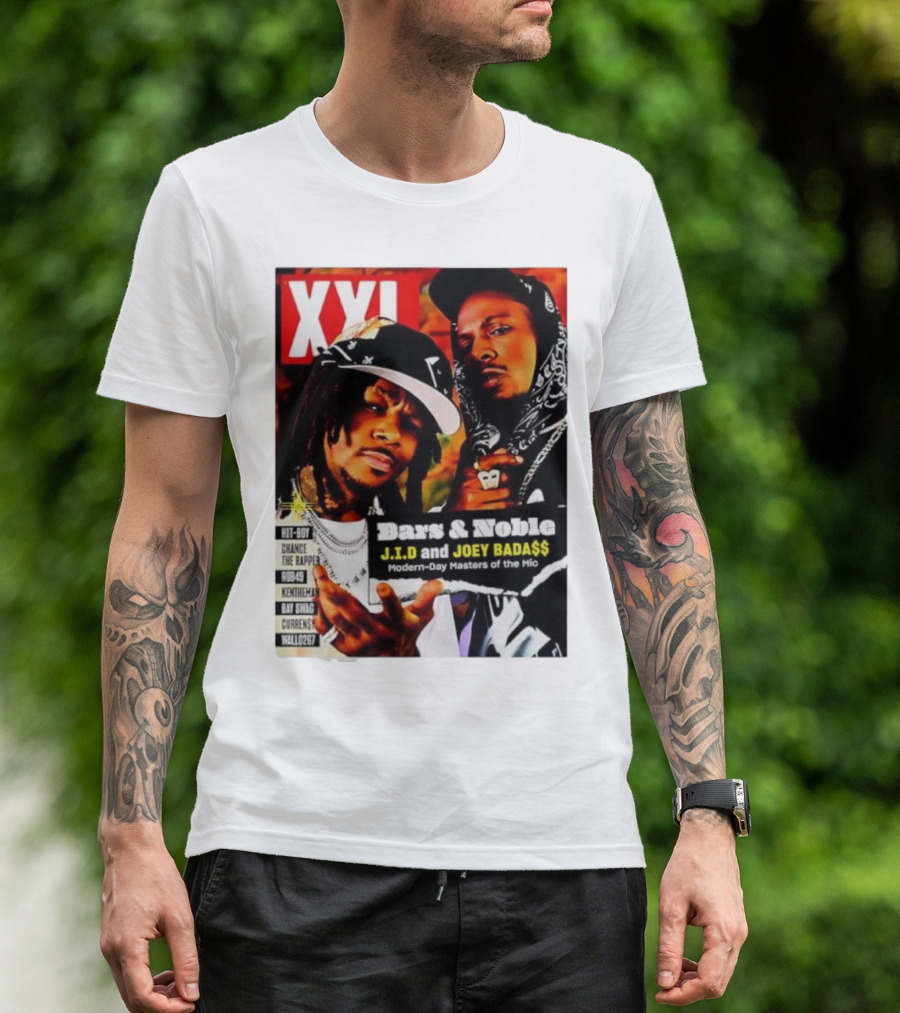XXL Magazine JID Joey Badass Bars & Noble Modern-Day Masters Of The Mic T-Shirt