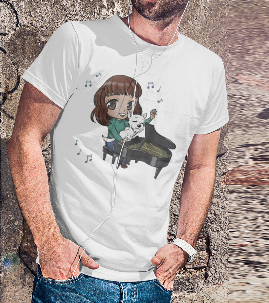 Mark Crilley Kara And Bradford Piano Playing Melody T-Shirt