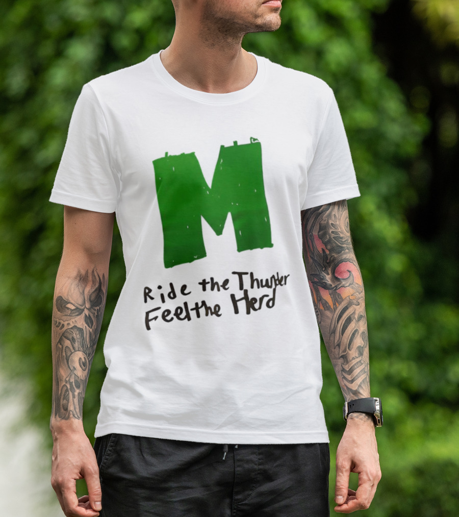 Moorpark Musketeers Ride The Thunder Feel The Herd T-Shirt
