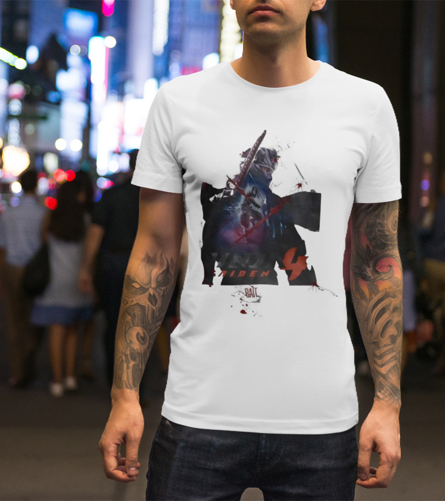 Ninja Gaiden 4 Bait Collaboration Warrior Sword Action T-Shirt