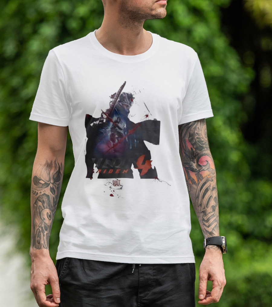 Ninja Gaiden 4 Bait Collaboration Warrior Sword Action T-Shirt