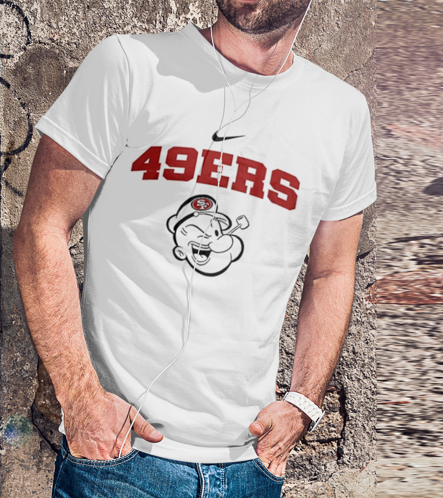 San Francisco 49ers Nike Popeye I Yam What I Yam T-Shirt