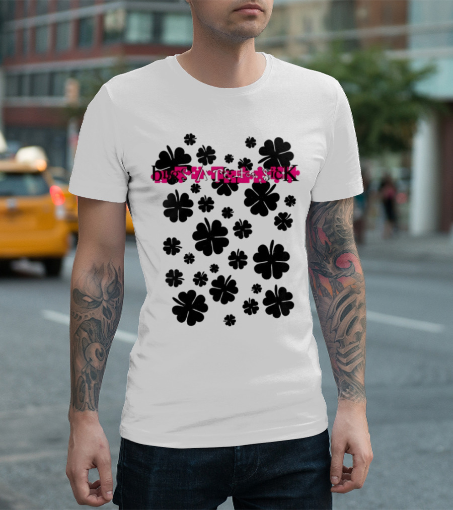 Bugs Are Too Sick Clover Lucky Pattern T-Shirt