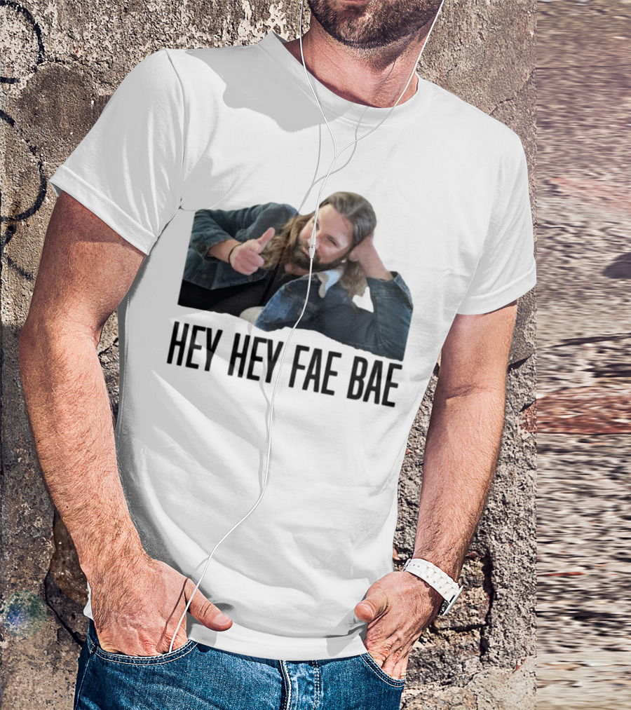Hey Hey Fae Bae Denim Pose T-Shirt