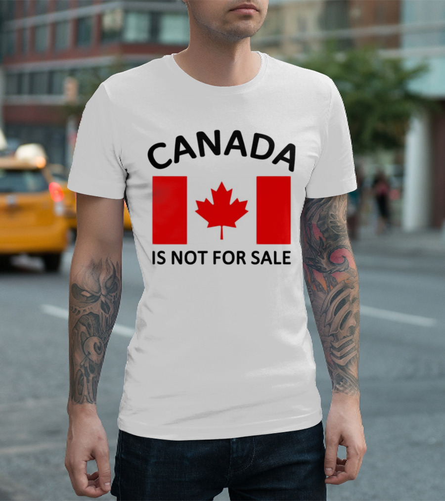 Mike Myers Canada Is Not For Sale Maple Leaf Flag T-Shirt