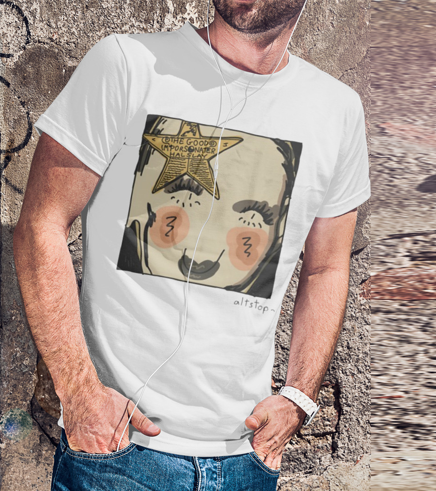 The Good Impersonator Halsey Altstop Star Face Sketch T-Shirt