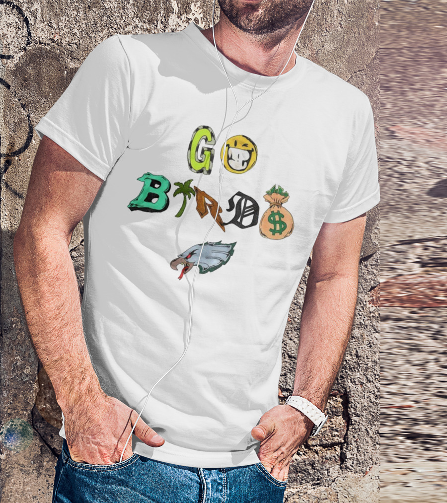Philadelphia Eagles 2025 Go Birds NFL Football Fan Graphic T-Shirt