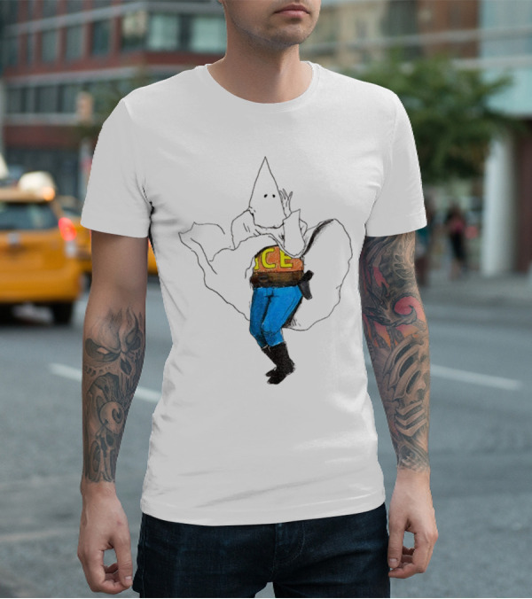 KKK ICE Satirical Commentary Political Statement T-Shirt
