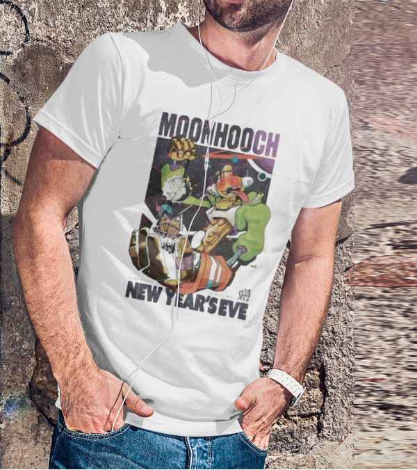 Moon Hooch New Year’s Eve 2025 Space Robot Adventure At The Sitz T-Shirt