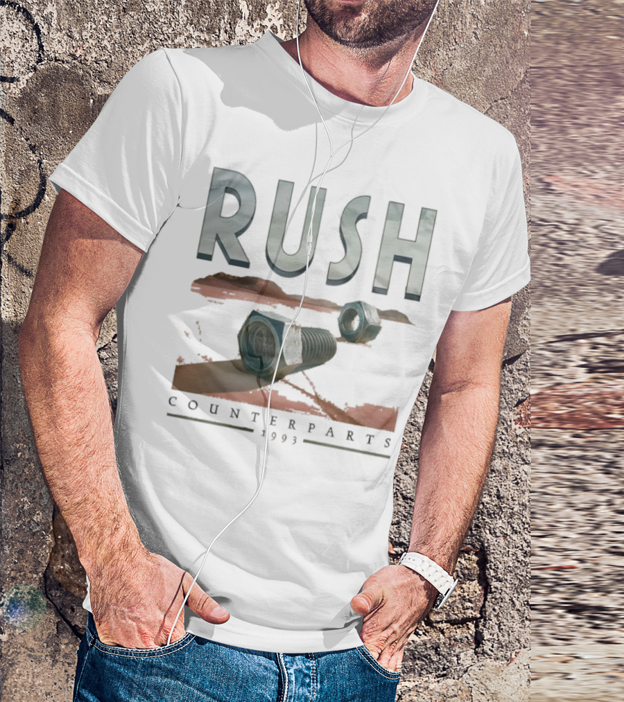 Rush Counterparts 1993 Desert Album Art T-Shirt