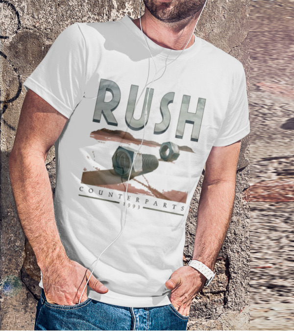 Rush Counterparts 1993 Desert Album Art T-Shirt