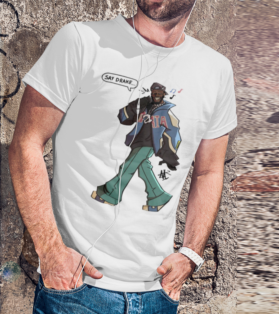 Windandsea Kendrick Lamar Say Drake Illustration T-Shirt