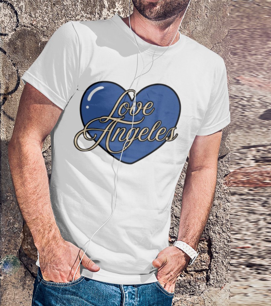 Bffs & Babes Love Angeles Heart Design T-Shirt