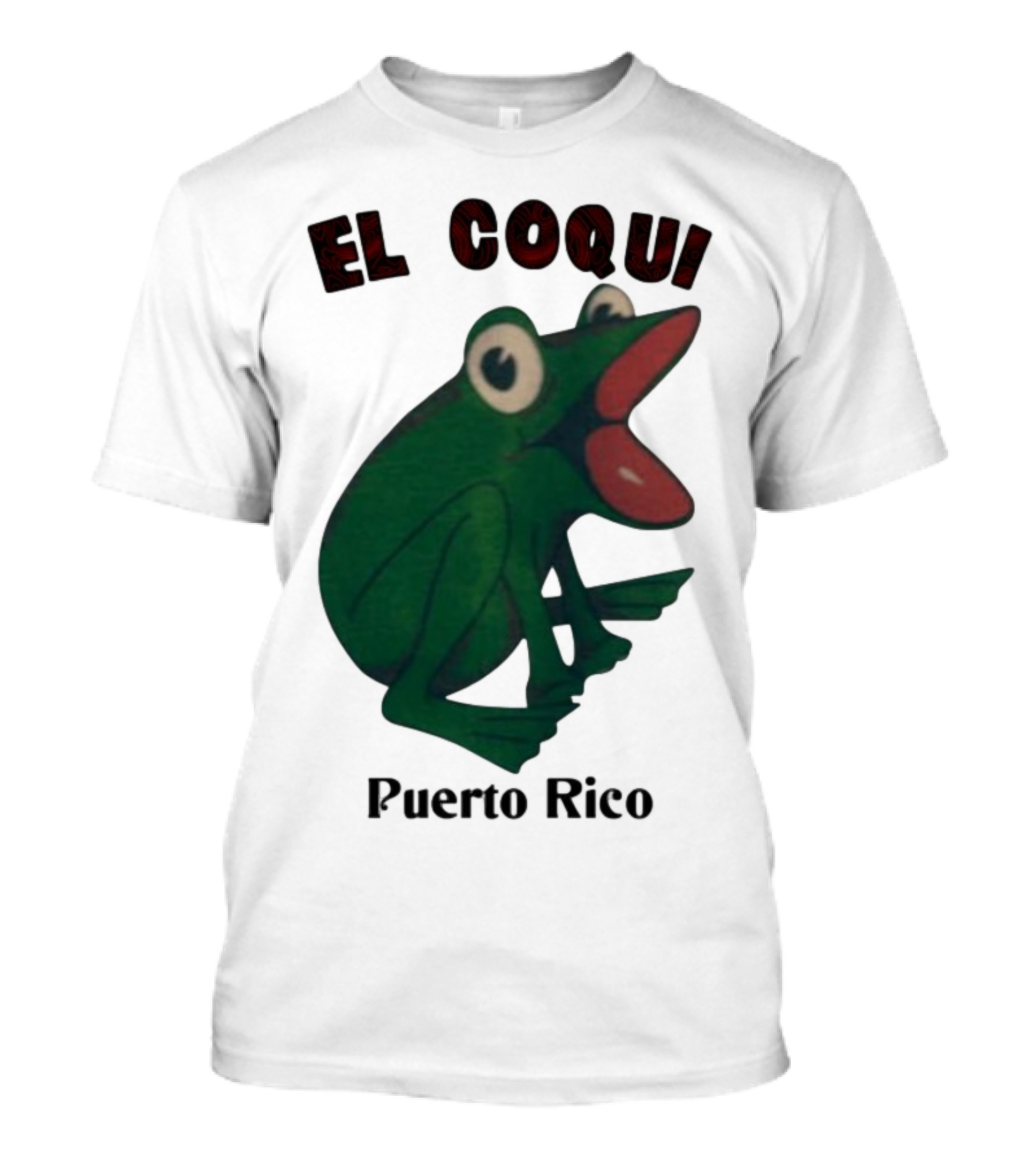El Coqui Frog Puerto Rico Cultural Icon T-Shirt