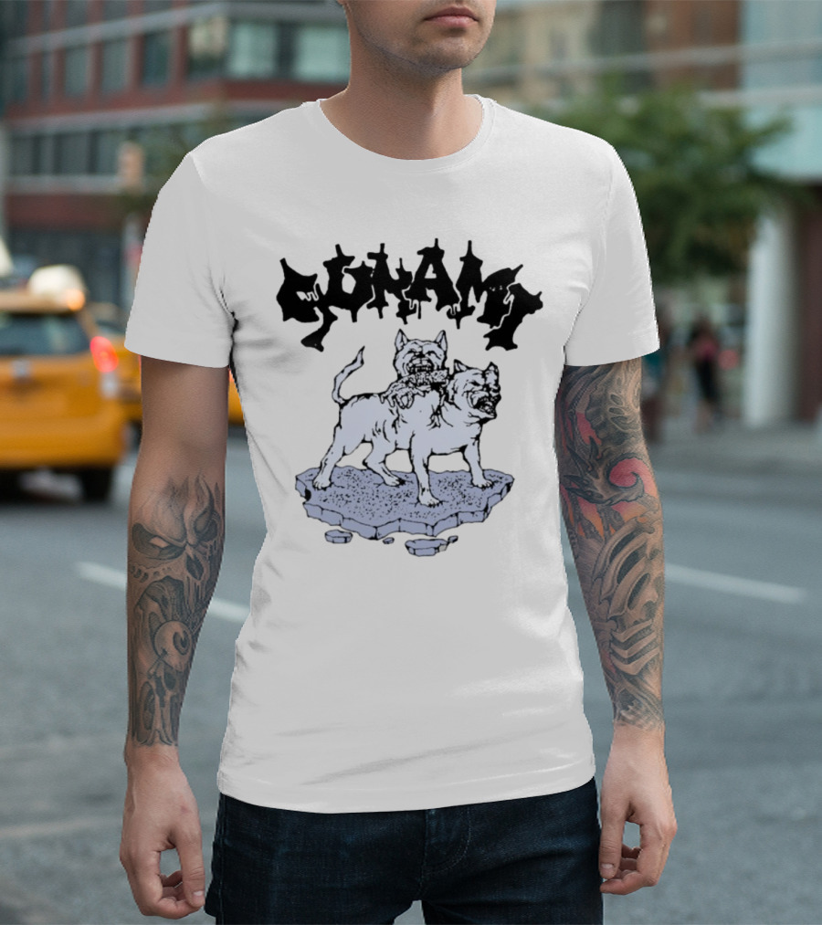 Sunami Dogs Insane Two-Headed Canine Rugged Terrain T-Shirt