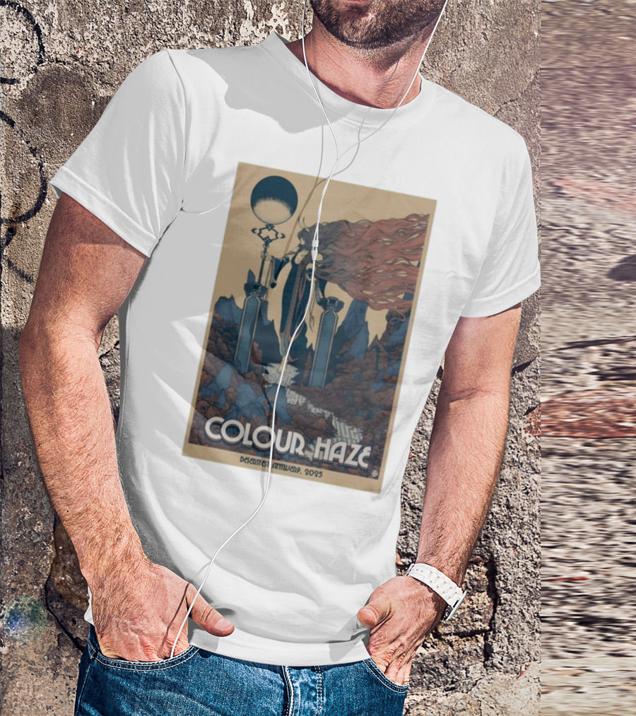 Colour Haze Desertfest Antwerp 2025 Psychedelic Rock Art 10 18 2025 T-Shirt