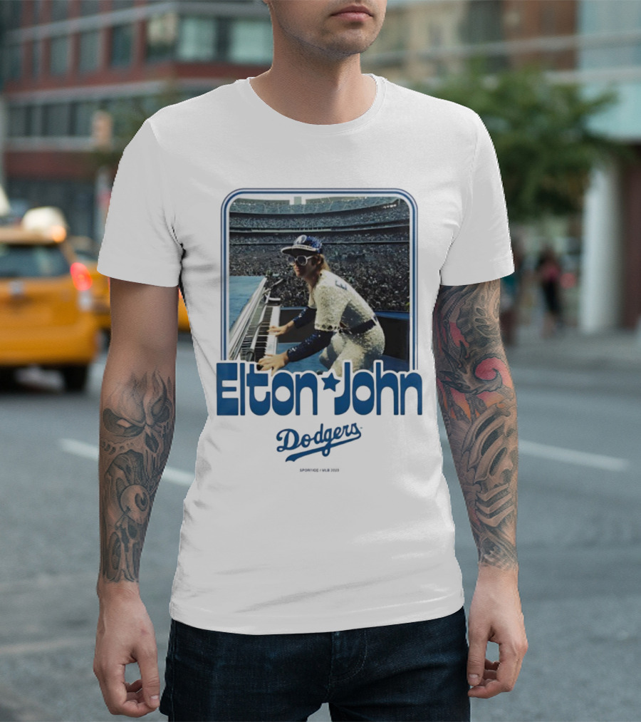 Elton John Dodgers Stadium Concert Los Angeles T-Shirt
