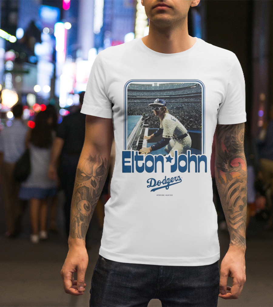 Elton John Dodgers Stadium Concert Los Angeles T-Shirt