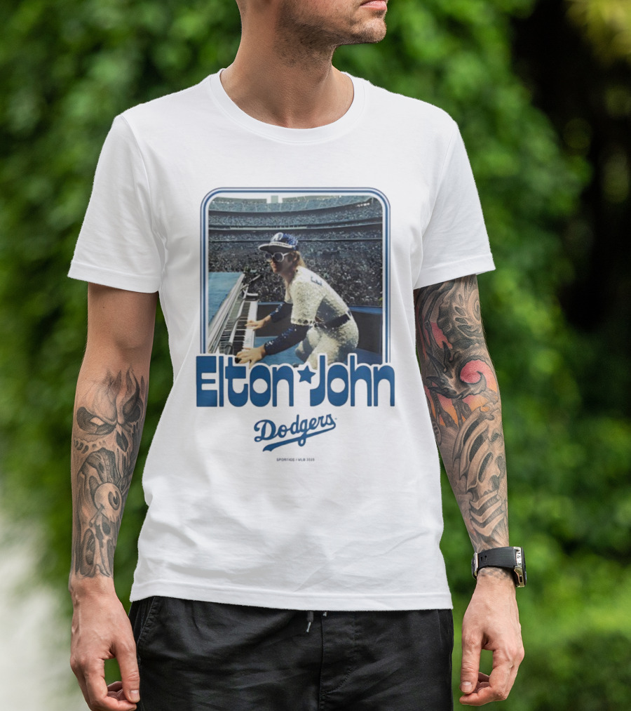 Elton John Dodgers Stadium Concert Los Angeles T-Shirt