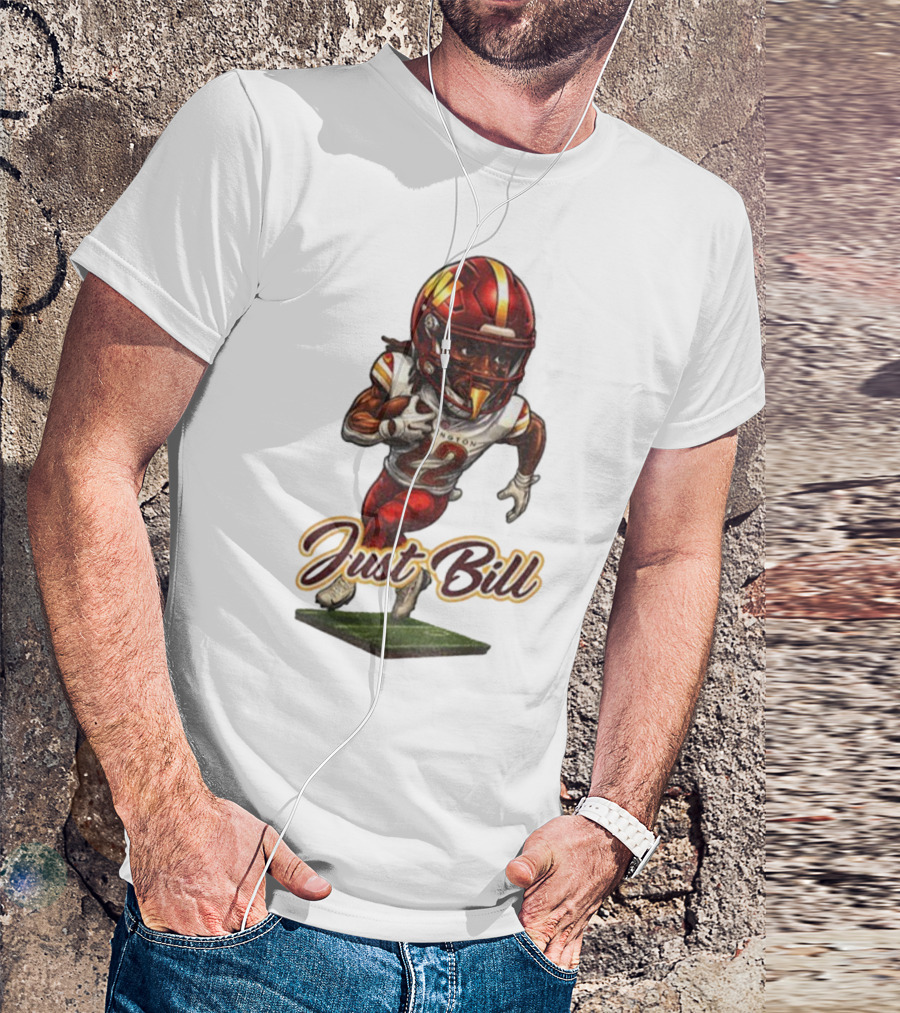 Just Bill Jacory Croskey-Merritt Washington NFL Football Player T-Shirt