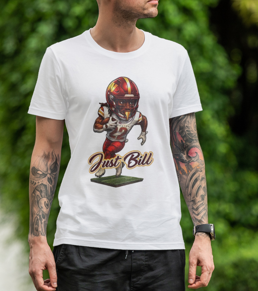 Just Bill Jacory Croskey-Merritt Washington NFL Football Player T-Shirt