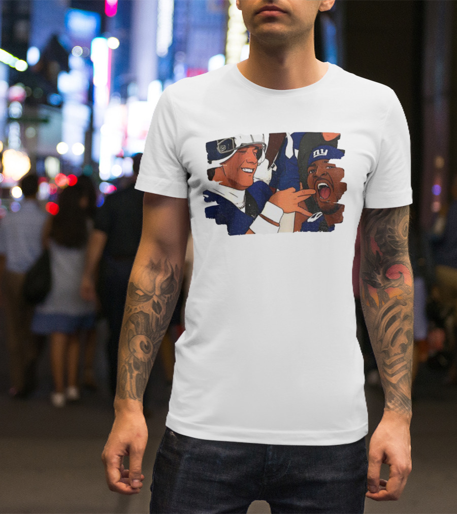 Jaxson Dart Cam Skattebo New York Giants Football Funny Moment NY Giants Helmets T-Shirt