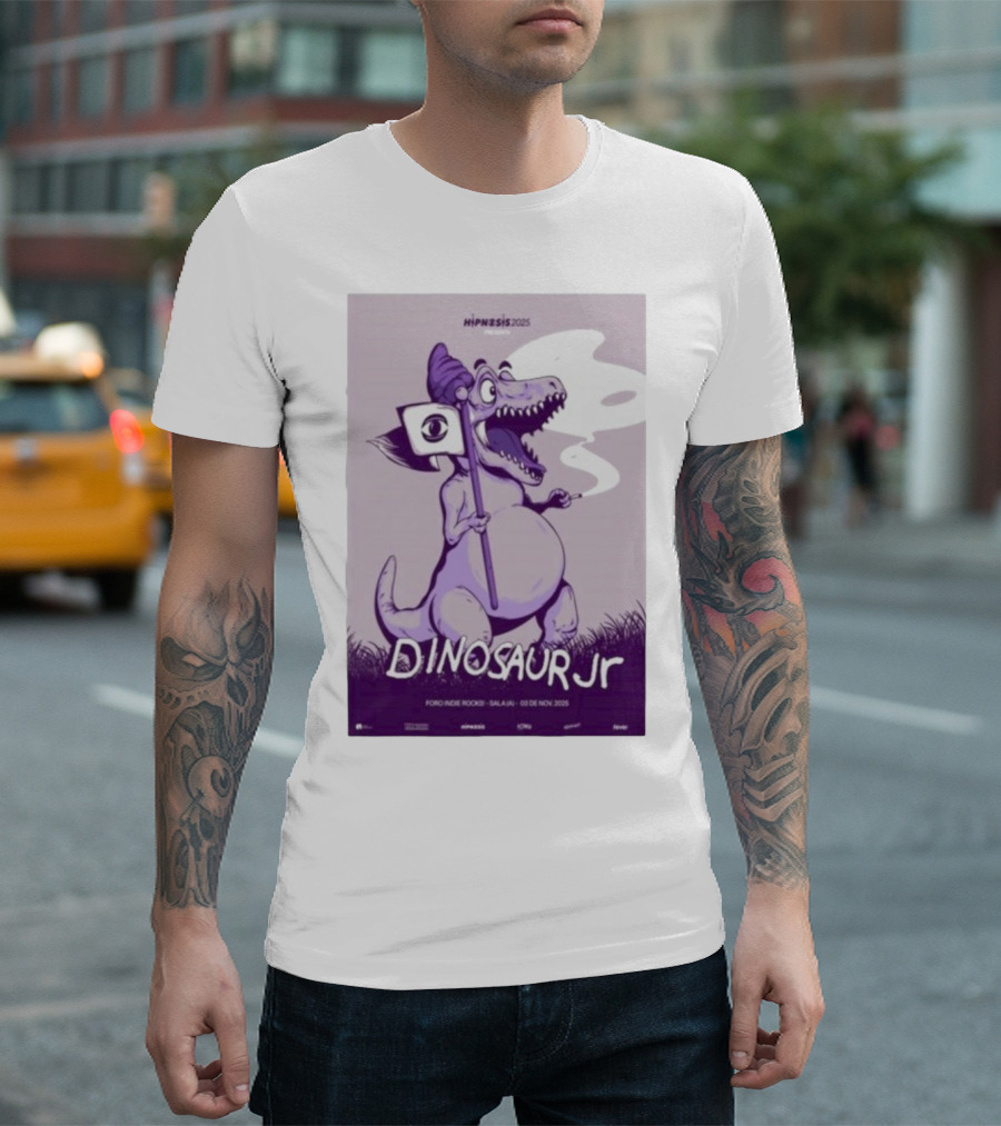 Dinosaur Jr. Hipnosis 2025 Mexico City Nov 3 Foro Indie Rocks T-Shirt