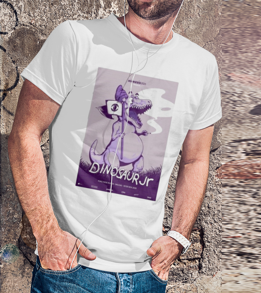 Dinosaur Jr. Hipnosis 2025 Mexico City Nov 3 Foro Indie Rocks T-Shirt