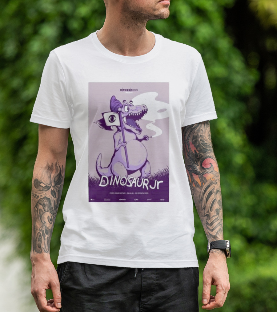 Dinosaur Jr. Hipnosis 2025 Mexico City Nov 3 Foro Indie Rocks T-Shirt
