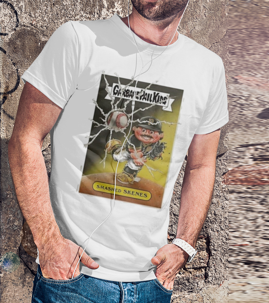 Garbage Pail Kids Smashed Skenes Pittsburgh Pirates Paul Skenes T-Shirt