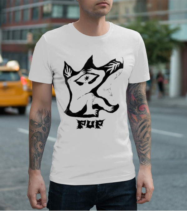 Pup Flames Creature With Wings T-Shirt