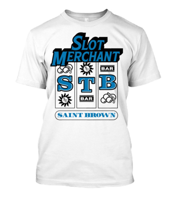 Slot Merchant STB Saint Brown Slot Machine T-Shirt