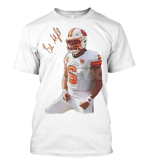Baker Mayfield Signature Tampa Bay Buccaneers NFL Quarterback Number 6 T-Shirt