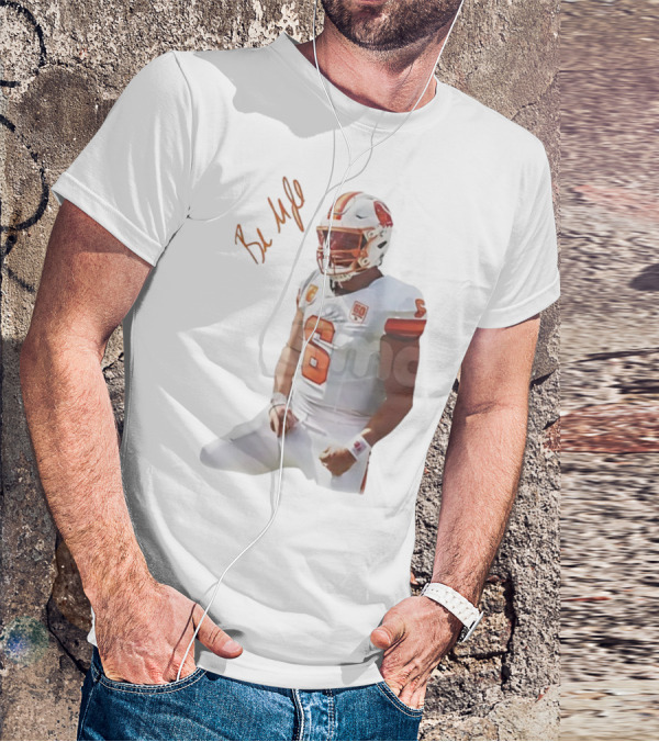 Baker Mayfield Signature Tampa Bay Buccaneers NFL Quarterback Number 6 T-Shirt