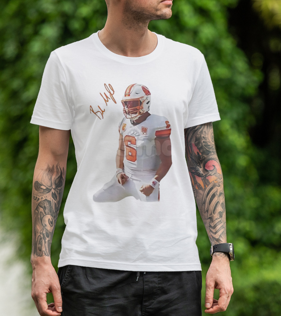 Baker Mayfield Signature Tampa Bay Buccaneers NFL Quarterback Number 6 T-Shirt