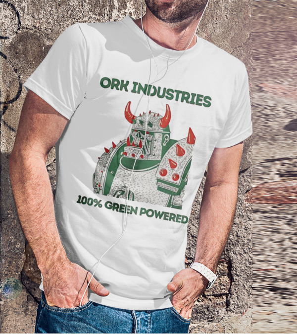 ORK Industries 100% Green Powered Orc Character Warrior T-Shirt