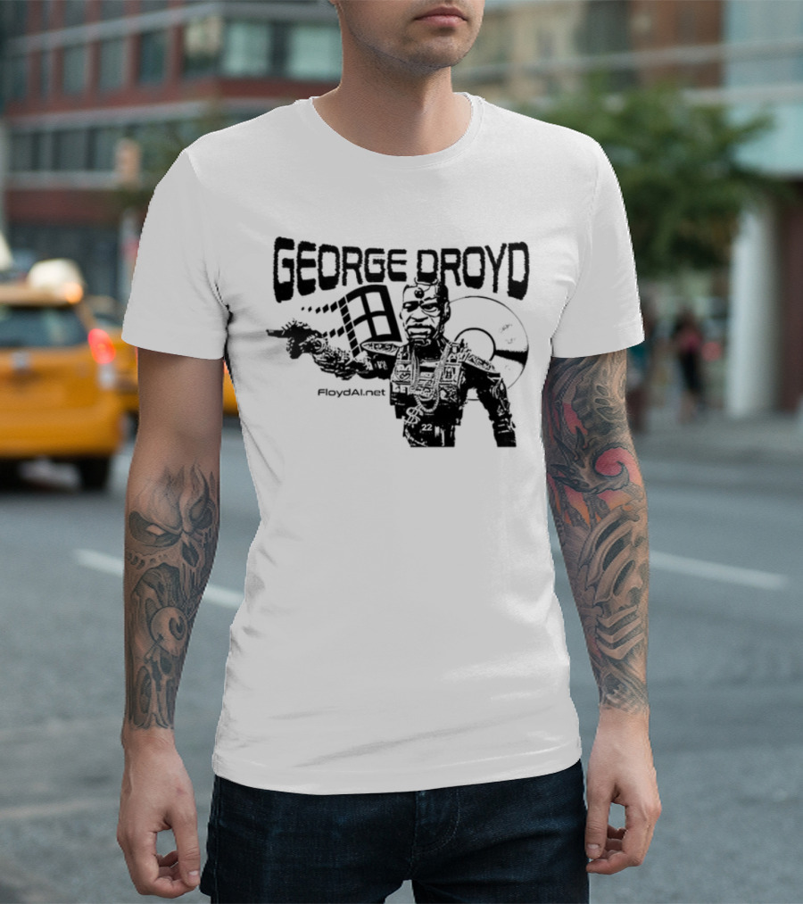 George Droyd Retro Vintage Droid Star Patterns T-Shirt